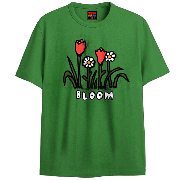 BLOOM T-Shirts DTG Small Green 