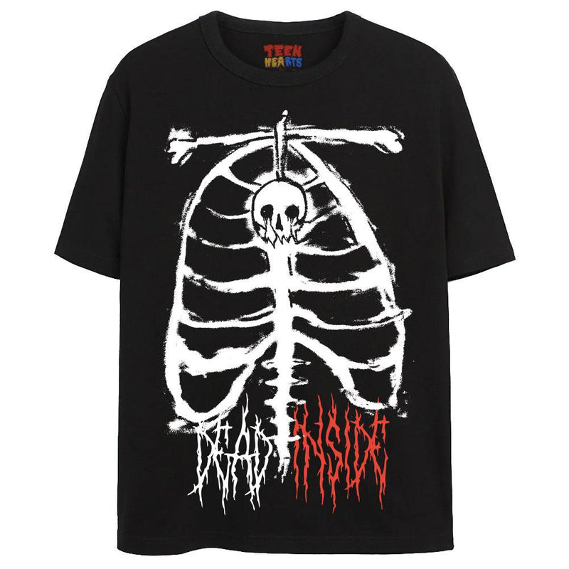 DEAD INSIDE T-Shirts DTG Small BLACK 