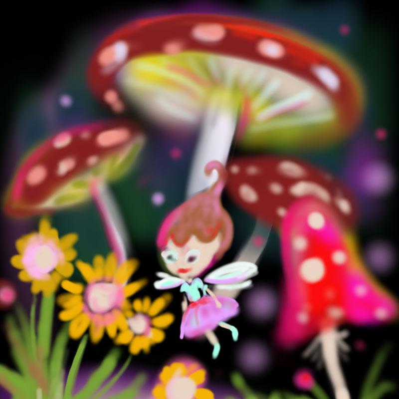 MUSHROOM FAIRY T-Shirts DTG 