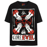 CORE EVIL T-Shirts DTG Small Black 