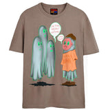 GHOST COSTUME T-Shirts DTG Small Tan 