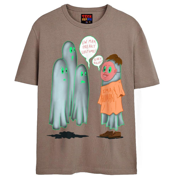 GHOST COSTUME T-Shirts DTG Small Tan 