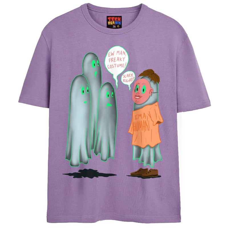 GHOST COSTUME T-Shirts DTG Small Lavender 