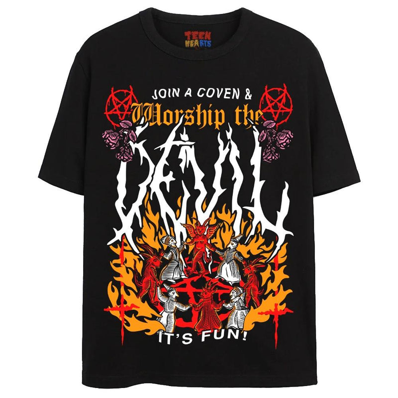 JOIN A COVEN T-Shirts DTG Small Black 