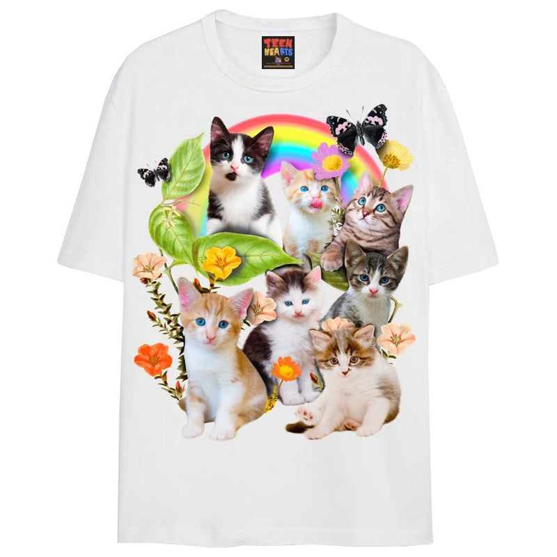 CUTE KITTENS T-Shirts DTG Small White 