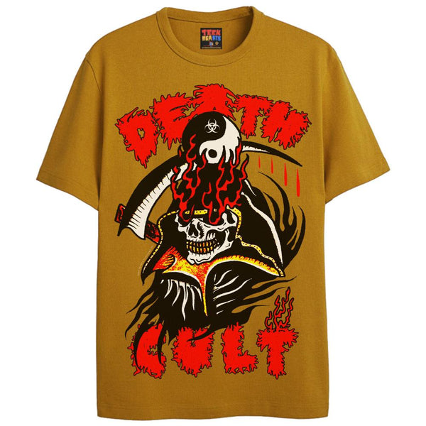 DEATH CULT REAPER T-Shirts DTG Small GINGER 