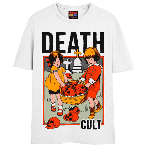 DEATH CULT T-Shirts DTG Small WHITE 