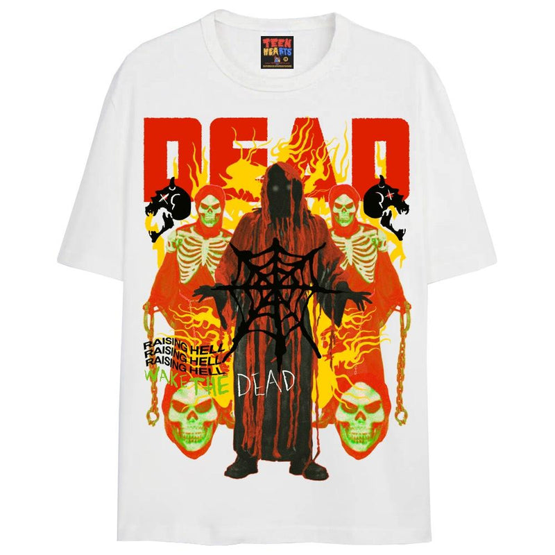 SPIDER REAPER T-Shirts DTG Small White 