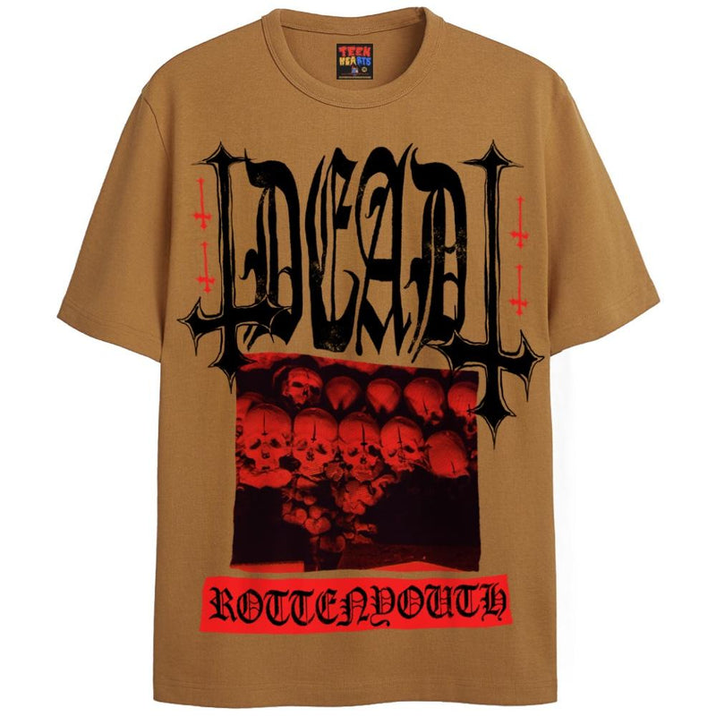 ROTTEN YOUTH T-Shirts DTG Small Ginger 
