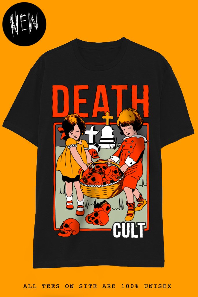 DEATH CULT T-Shirts DTG Small BLACK 
