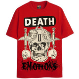 D to E T-Shirts DTG Small RED 