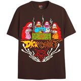 DICKCRAFT T-Shirts DTG Small Brown 
