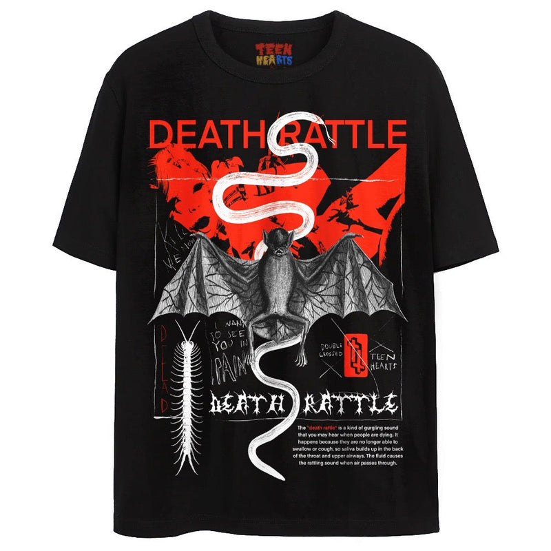 DETH RATTLE T-Shirts DTG Small Black 