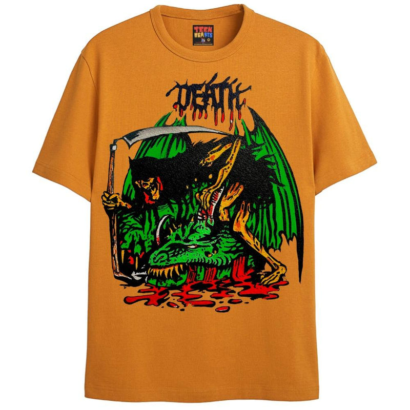 DRAGON SLAYER T-Shirts DTG Small Gold 