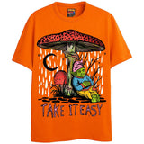 TAKE IT EASY T-Shirts DTG Small ORANGE 