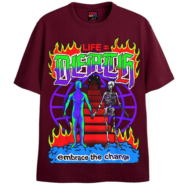 EMBRACE THE CHANGE T-Shirts DTG Small Red 