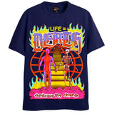 EMBRACE THE CHANGE T-Shirts DTG Small Navy 