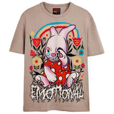 EMOTIONAL BUNNY T-Shirts DTG Small Tan 