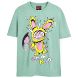 EMO KID T-Shirts DTG Small Blue 