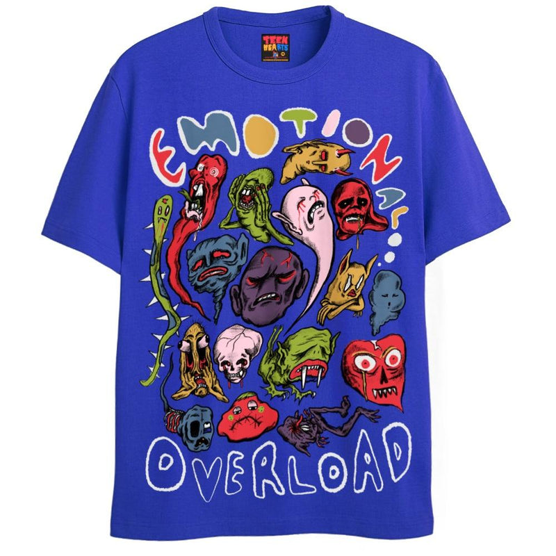 EMO OVERLOAD T-Shirts DTG Small Blue 2
