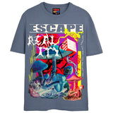 ESCAPE REALITY T-Shirts DTG Small Blue 