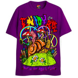 ENJOY THE RIDE T-Shirts DTG Small Purple 
