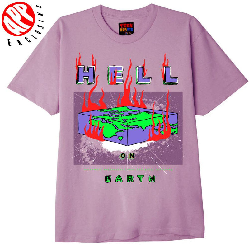 HELL ON EARTH T-Shirts DTG Small LAVENDER 