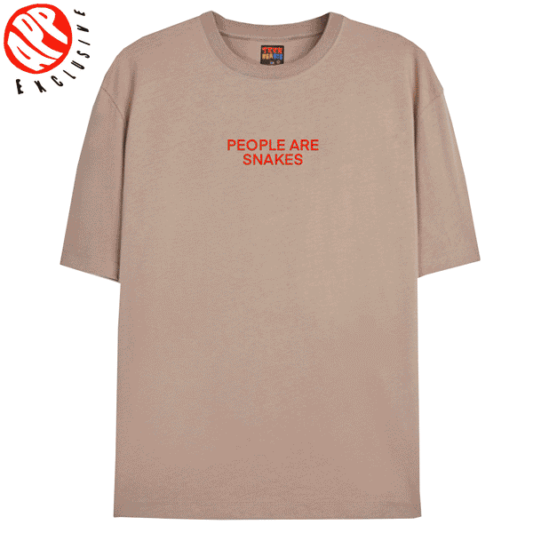 PEOPLE = SNAKES T-Shirts DTG Small TAN 