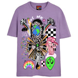 LET ME EXIST T-Shirts DTG Small LAVENDER 