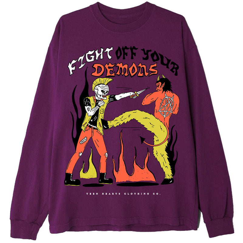 FIGHT YOUR DEMONS T-Shirts DTG Small 
