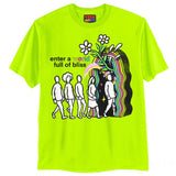 FULL OF BLISS T-Shirts DTG Small Green 
