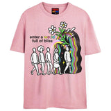 FULL OF BLISS T-Shirts DTG Small Pink 