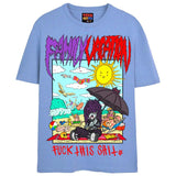 FAMILY VACATION T-Shirts DTG Small Blue 