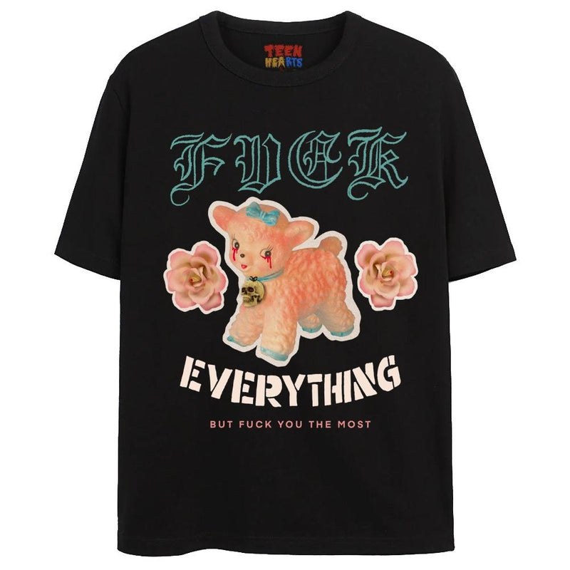 F YOU THE MOST T-Shirts DTG Small Black 