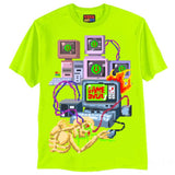 GAME OVER T-Shirts DTG Small Green 