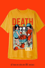 DEATH CULT T-Shirts DTG Small GOLD 