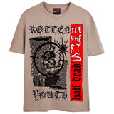 ROTTEN YOUTH T-Shirts DTG Small Tan 