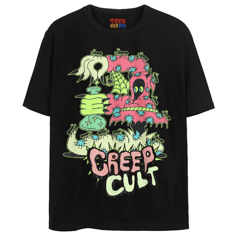 CREEP CULT T-Shirts DTG Small Black 
