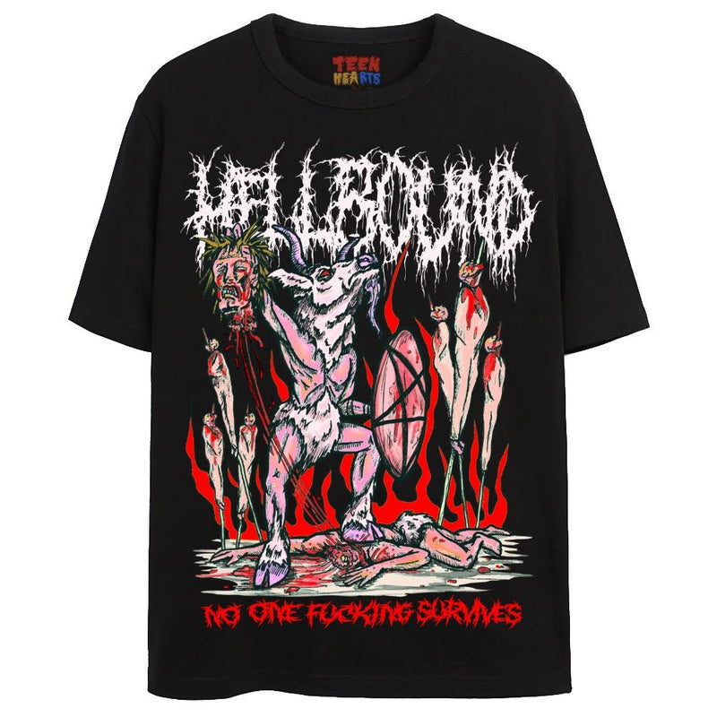 HELLBOUND T-Shirts DTG Small Black 