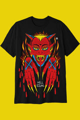 HELL BOUND T-Shirts DTG Small RED DEMON 