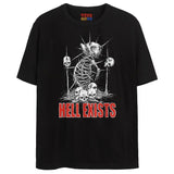 HELL EXISTS T-Shirts DTG Small Black 