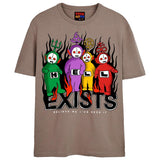HELLETUBBIES T-Shirts DTG Small Tan 
