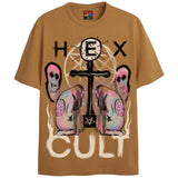 HEX CULT T-Shirts DTG Small GINGER 