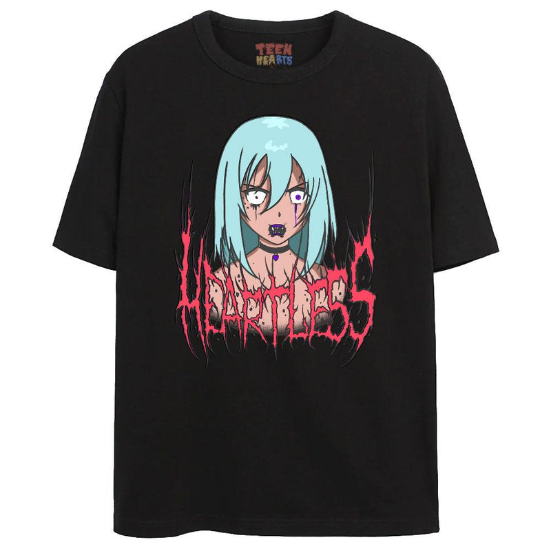 HEARTLESS T-Shirts DTG Small BLACK 