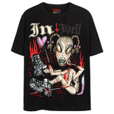 IN HELL T-Shirts DTG Small Black 
