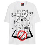 SPREAD CHEEKS T-Shirts DTG Small WHITE 