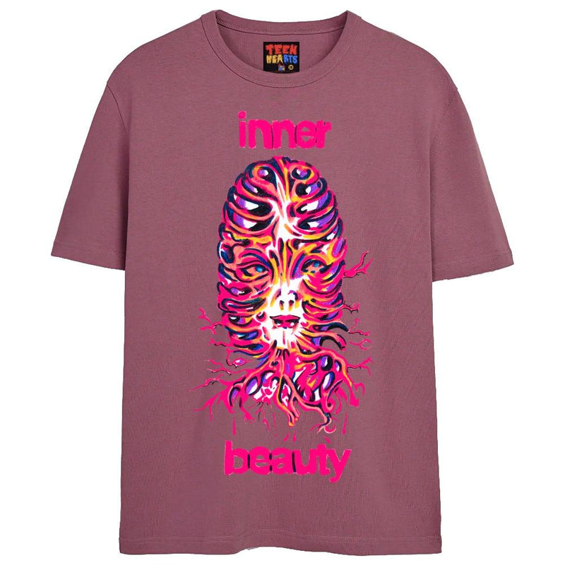 INNER BEAUTY T-Shirts DTG Small Pink 