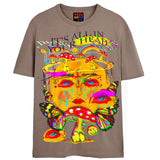 ALL IN YOUR HEAD T-Shirts DTG Small Tan 
