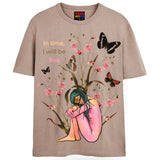 IN TIME T-Shirts DTG Small Tan 