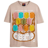 JUST BREATHE T-Shirts DTG Small Tan 